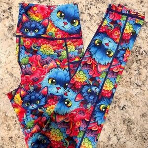 Purrfection Leggings Women’s Size Small Full Length